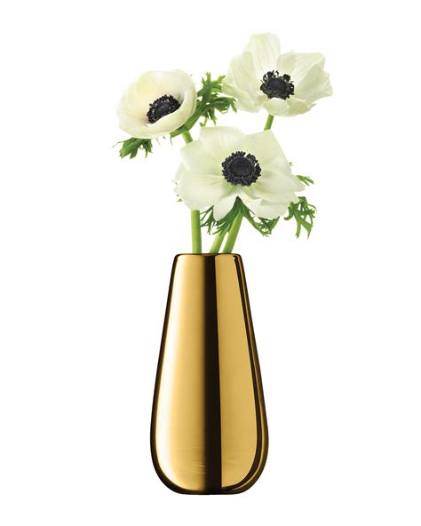 metallic bud vase